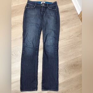 PAIGE Dark Blue Straight Women’s Jeans